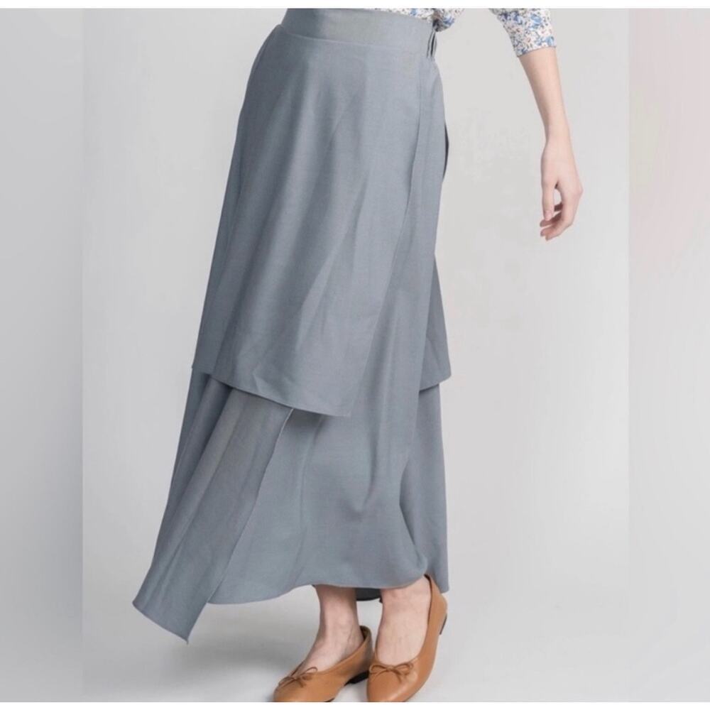 Hailey Ocean Layered Maxi Skirt